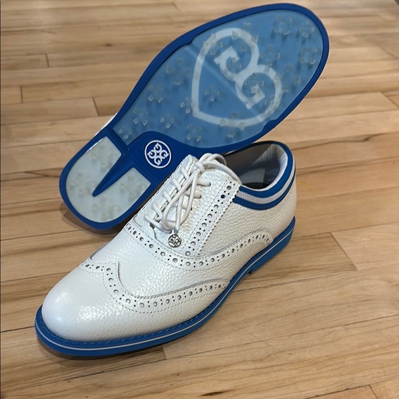 G/FORE | Shoes | Gfore White And Blue Athletic Shoes With Classic ...
